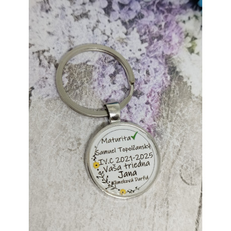 Personalizovaná kľúčenka pre maturantov - MATURITA kľúčenka